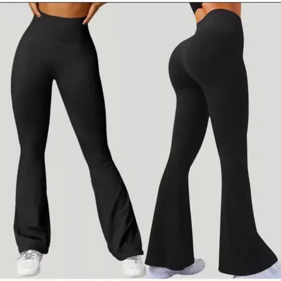 Calça Legging Bailarina Flare Zero Transparência P ao G PROMOÇÃO