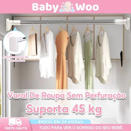 Varão Extensivel Grande Maior Medida Em Inox Multiuso Resistente Porta Cortina De Box E Banheiro