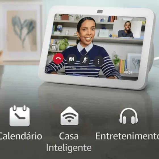 Amazon Echo Show 8 (3ª Geração) R85SD6 – Tela 8" – Wi-Fi – Bluetooth