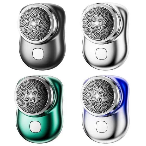 Mini Barbeador Shaver Portátil Lavável A Prova D'Água Recarregável Sem Fio