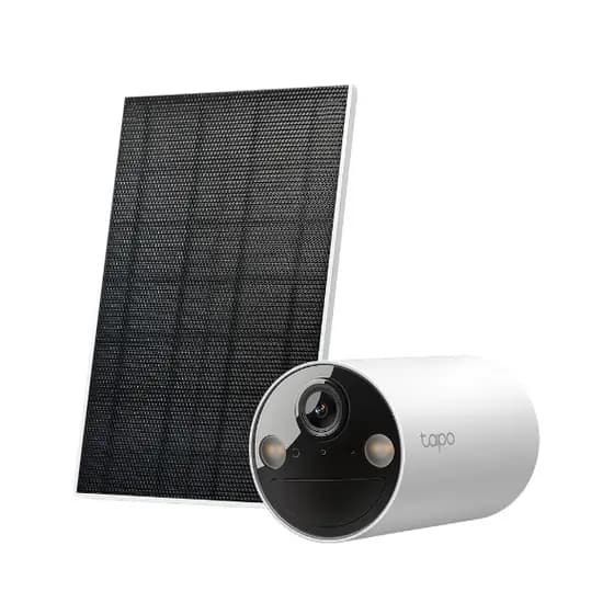 Câmera de Segurança Externa com Bateria e Painel Solar- Tapo C410 KIT - Wi-Fi 2K, Visão Noturna