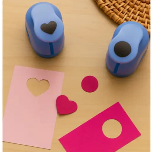 Kit com 5 Cortadores Furador de Papel e EVA 16mm (1,6cm)