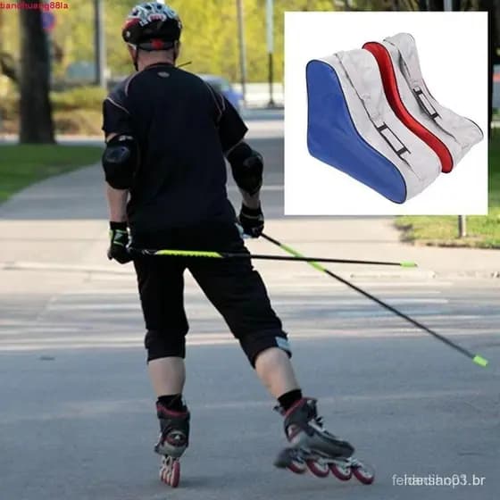 Bolsa para Patins de Gelo TIANCHUANG, Bolsa Impermeável de Grande Capacidade para Patins, Bolsa para Patins de Rodas com