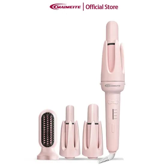 MAIMEITE Prancha de Cabelo Ondulado 3 em 1 - 25mm/32mm/38mm com Íons Negativos e Aquecimento Automático S168
