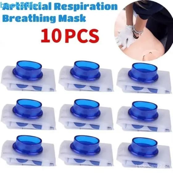 Máscara Descartável De Rcp BACK2LIFE1 , Protetor Facial De Proteção Rápida Para Respiração Bucal , Profissional