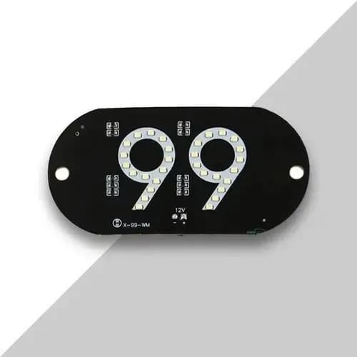 Plaquinha Led 99 para Motorista De Aplicativo