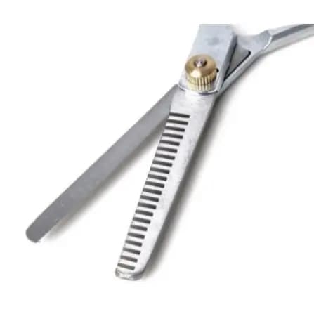 Tesoura para cortar cabelo fio a desbastadora para barbeador e cabelereiro - salão