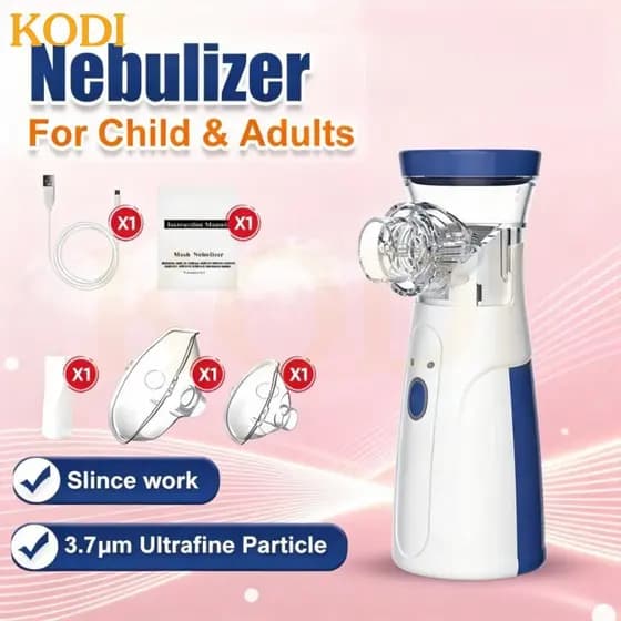 Nebulizador Portátil Mini Ultrasônico Silencioso Automático | Inalador para Adultos e Crianças - N11