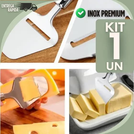 Fatiador / Plaina de Queijo em Aço Inox – Inox Premium