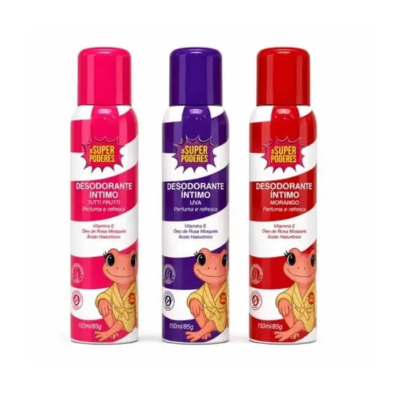 Desodorante Íntimo Super Poderes com Hidratação Intensa 150ml