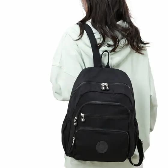 Mochila Escolar de Capacidade Estudantes Notebook Impermeável Unissex Juvenil Nylon