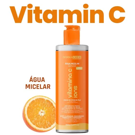 Água Micelar Vitamina C Clareador 250ml