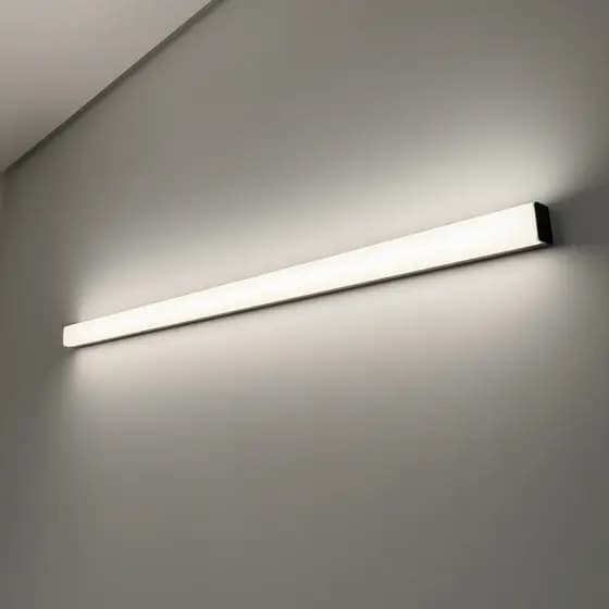Luminaria Teto Led Sobrepor 120cm Tubular Linear Retangular Inteligente para Escritório Sala