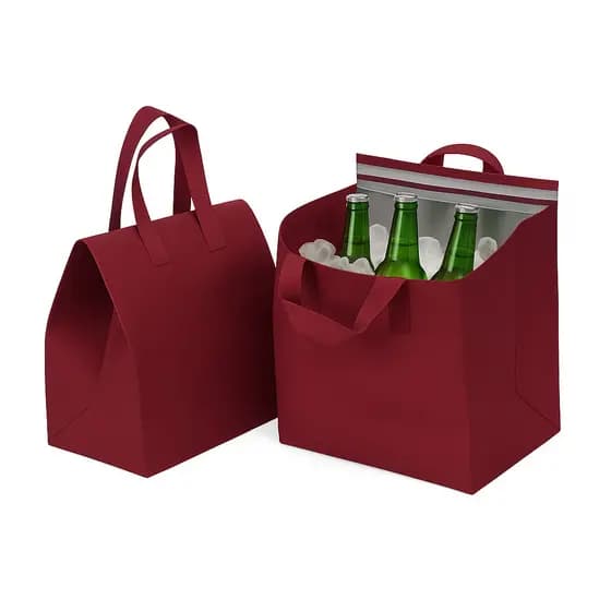 Sacola Térmica Bolsa Portatil Para Passeio Cooler Mantem Gelado e Quente 12 Litros