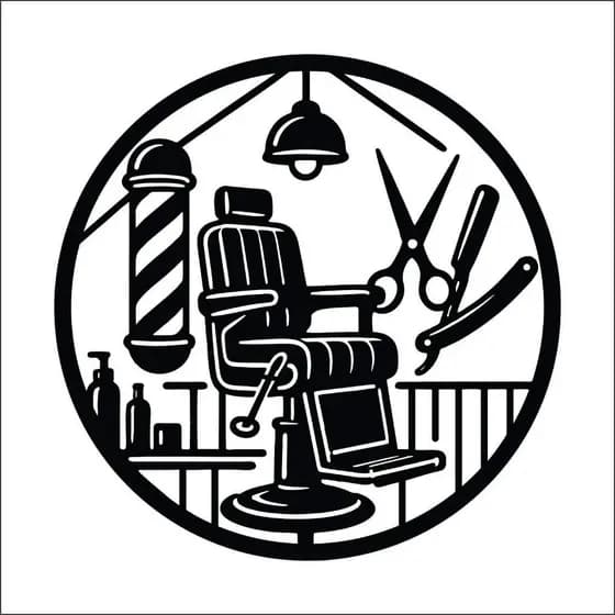 Quadro Decorativo Barbearia Barber Shop Moderno