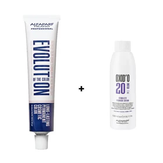 Alfaparf Coloração Evolution 7.0 Louro Médio + OX 20v Brinde