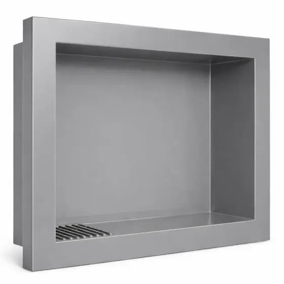 Nicho Embutido para Banheiro PVC 42cm Porta Shampoo para Box