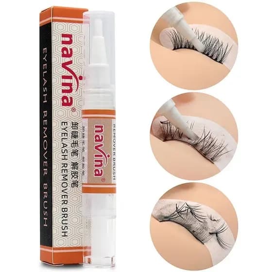 Caneta Gel Removedor De Cola Para Cílios Navina 10g