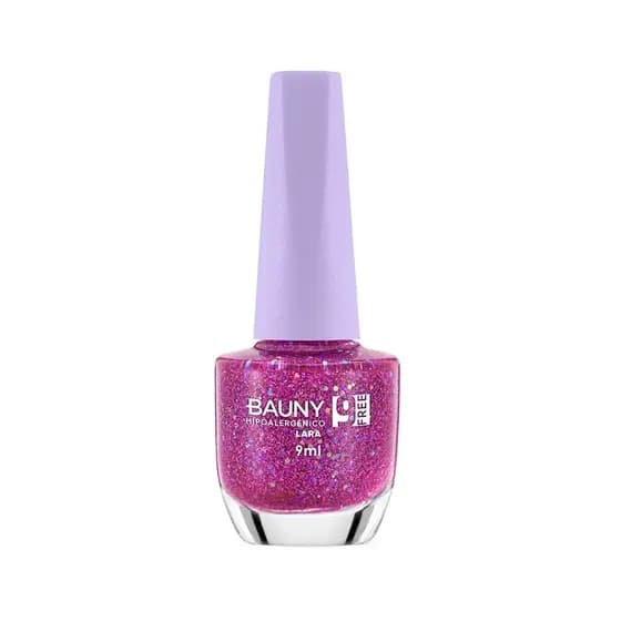 Esmalte Glitter Hipoalergênico 9free - Bauny Cor Lara