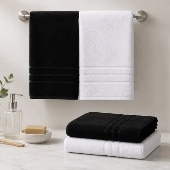 Kit Toalha de Banho e Rosto Delicate 100% Algodão Macia Absorvente Premium