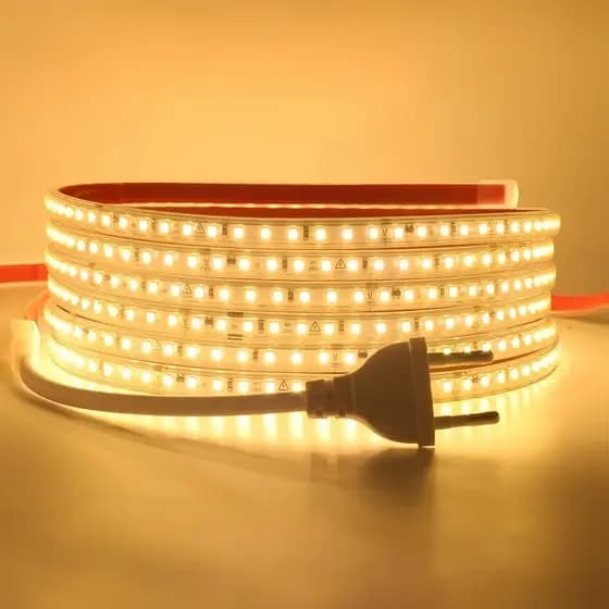 Kit 1m a 10m Mangueira LED 5050 120LEDS Direta Com Dupla face IP65 Blindada 2835 18w/m 110v/220v