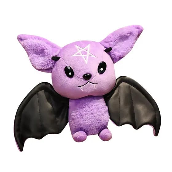Estilo escuro brinquedo de pelúcia criatura mítica boneca série presente aniversário na moda jogar morcego
