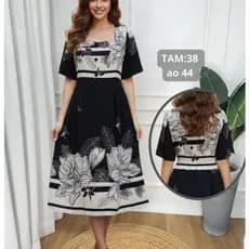 Vestido Midi Feminino Estampado Moda Cristã Evangelica Forrado Tecido Premium