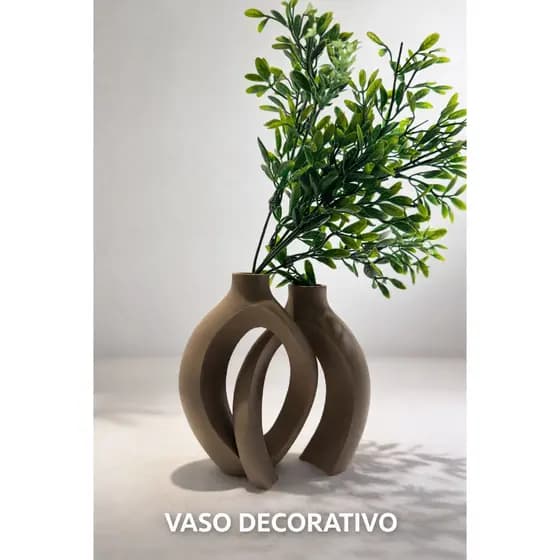 Vaso Decorativo Moderno | Design Escultural para Ambientes Sofisticados | Decoração Casa