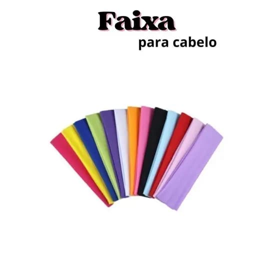 Faixa de Cabelo Feminina Confortável Elástica