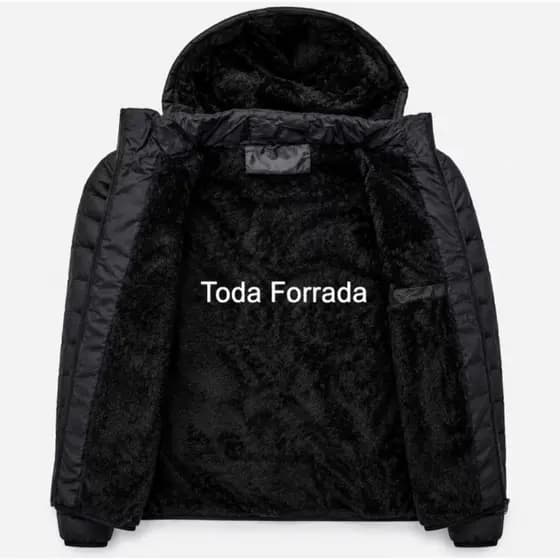 Jaqueta Puffer Masculina Inverno Com Forro Sem Forro P ao G4