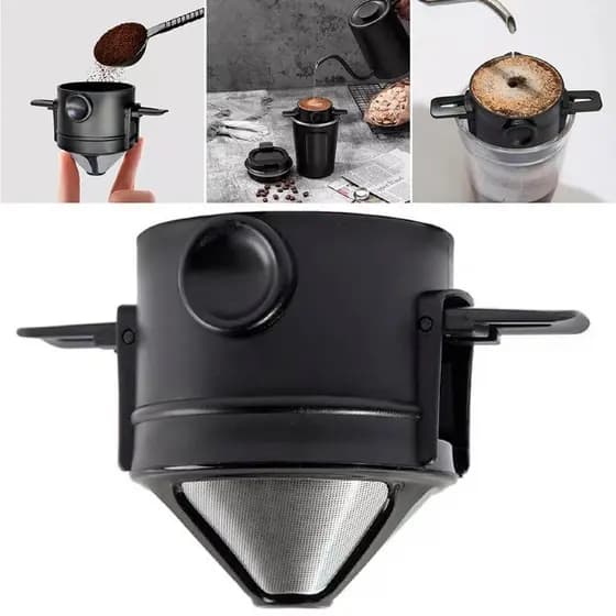 Filtro De Café Reutilizável Mini Coador Para Xícara