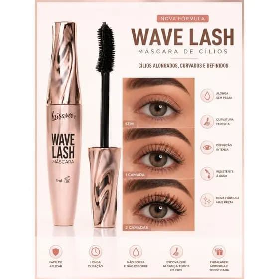 Máscara para Cílios | Luisance - Wave Lash 8ml | Rímel