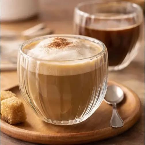 ☕ Conjunto com 2 Copos de Café Borossilicato Linea 90ml Elegância Resistência para Seu Café!