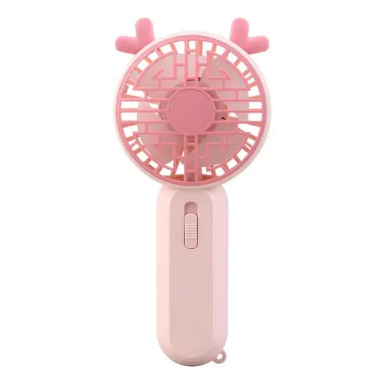 Mini Ventilador Portátil USB Recarregável - Compacto, Silencioso e Versátil