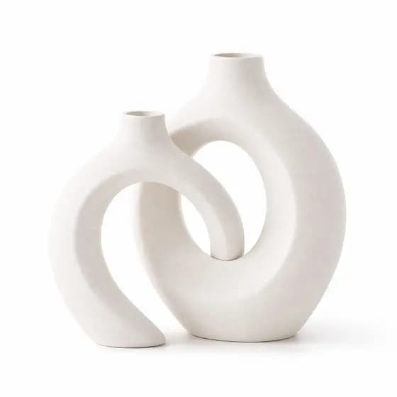 Vaso Decorativo Moderno Minimalista Estilo Escandinavo Sala Mesa Centro