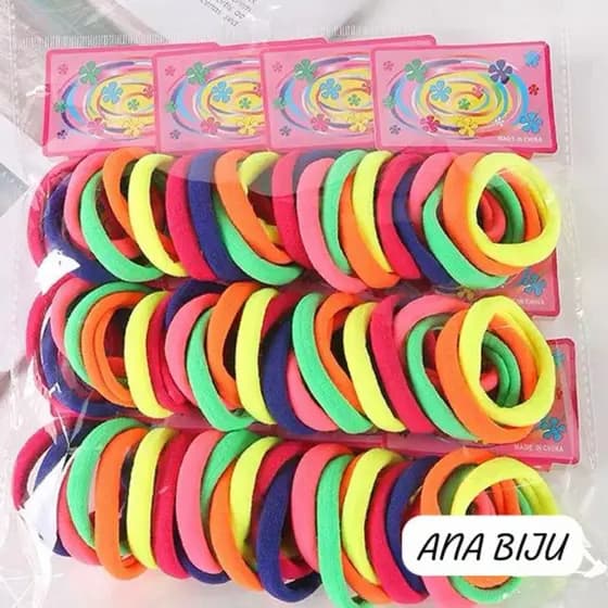 DAGUAN Médio Xuxinha para cabelo de Meia 72 unidades / Rabico e elástico para cabelo Scrunchie