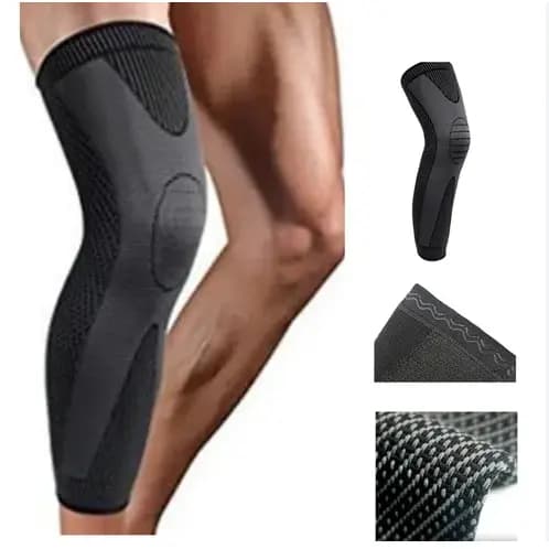 DAGUAN Kit 2 Meia Joelheira De Compressão Térmica Circulação Esportiva Ortopedica Fitness