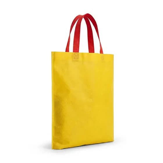 Sacola TNT Reforçada Kit 10 Unidades 46x41cm Bolsa Ecobag Mercado Resistente Reutilizável