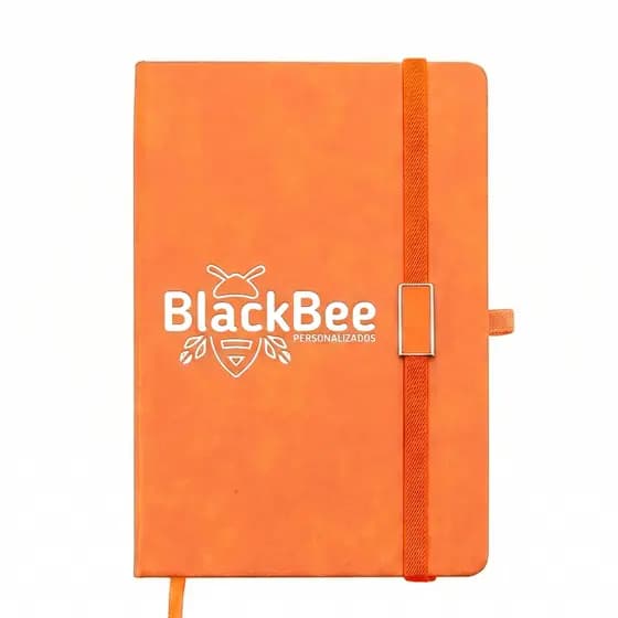 Bloco de Notas com Capa Emborrachada e Personalizado Com Seu Nome-Logo-Brinde-presente