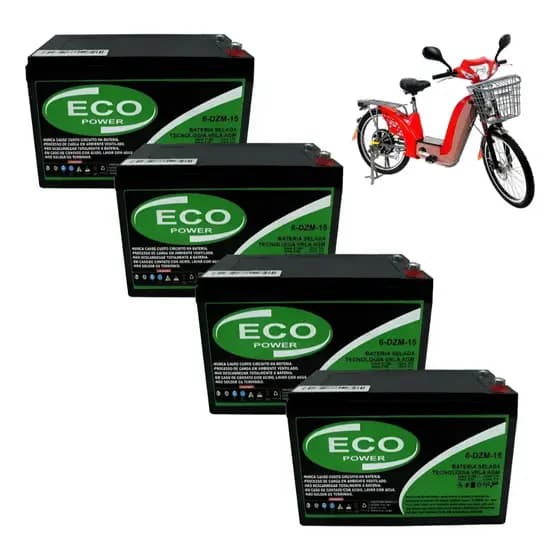 4un Bateria 12v15ah Eco