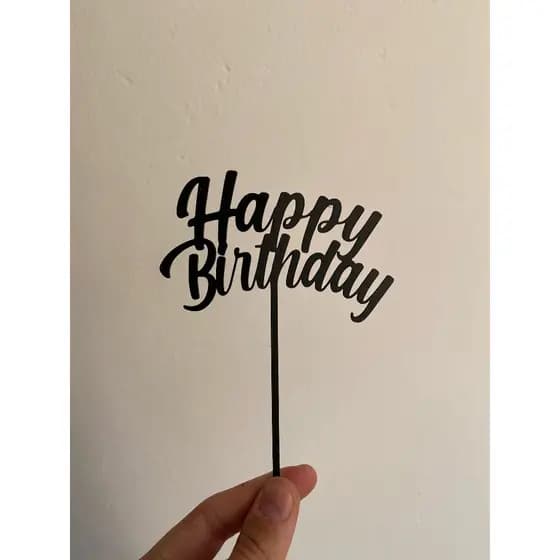 TOPO DE BOLO Happy Birthday