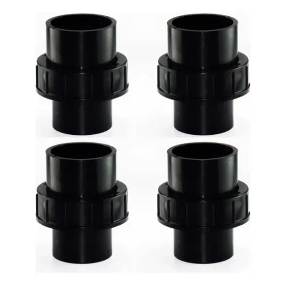5 Un Luva De Uniao 50mm Piscina Compat. Dancor Acf Syllent Piscinas Motobomba Filtro
