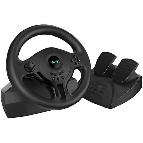 VOLANTE GAMER COM PEDAL GW180 VINIK PARA PC / PS4 / XBOX/SWITCH