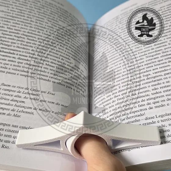 Separador de página - ergonômico- Livro, manga. Abridor de livro.