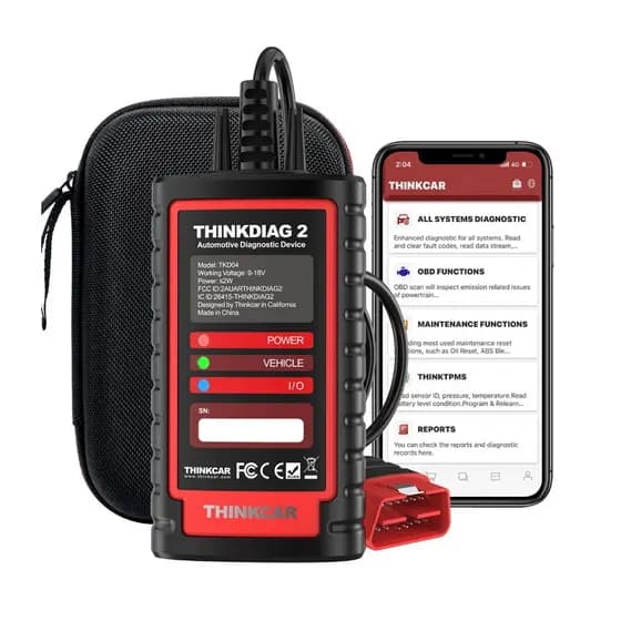 Scanner Automotivo ThinkDiag 2 OBD2 Can FD Bluetooth Android iOS Diagnóstico Completo