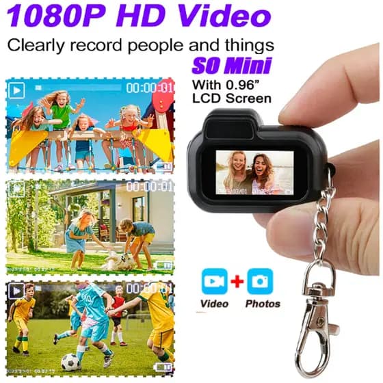 Mini Câmera Com Tela Para Uso Interno Externo Em Casa Esporte HD 1080p Portátil Vintage Suporte Gravador De Vídeo Y3000