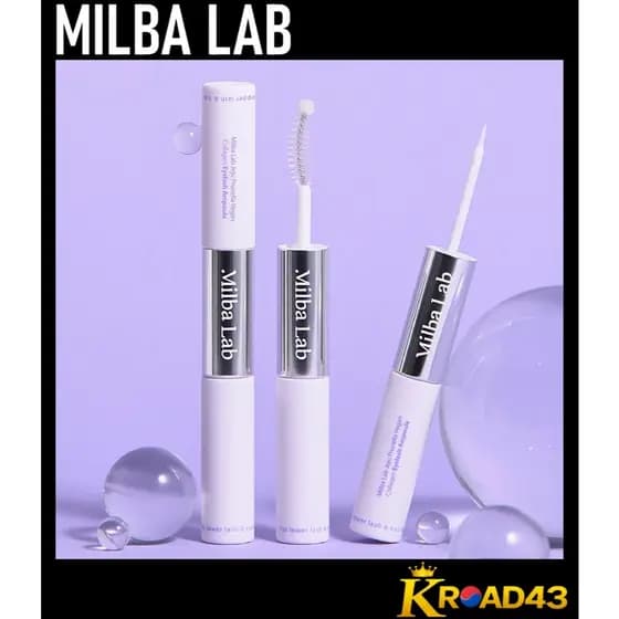 【MILBA LAB】MILBALAB Sérum para Cílios Vegan Collagen Jeju Prunella Cuidado Diário (10ML)/K-Beauty/Envio da Coreia