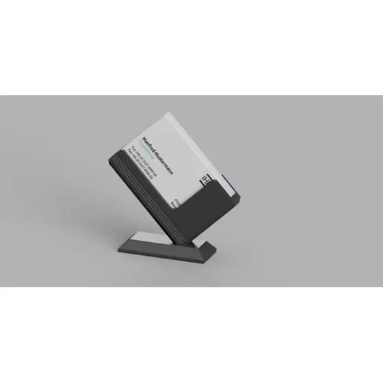 Porta-Cartões de Visita Elegante Minimalista - Escritório Loja
