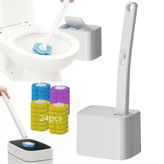 Disposível kit de limpeza de escovas de banho