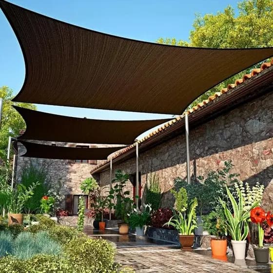 Tela Sombrite Sombreamento 80% Para Horta Jardim Viveiro Estufa Orquidário Pergolado Piscina Decoração